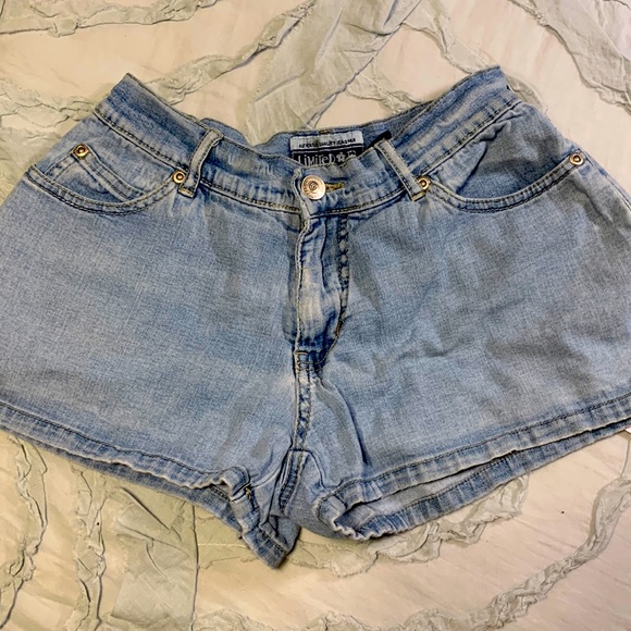 Limited Too Girls Denim Jean Summer Shorts Size 8 - Picture 1 of 3